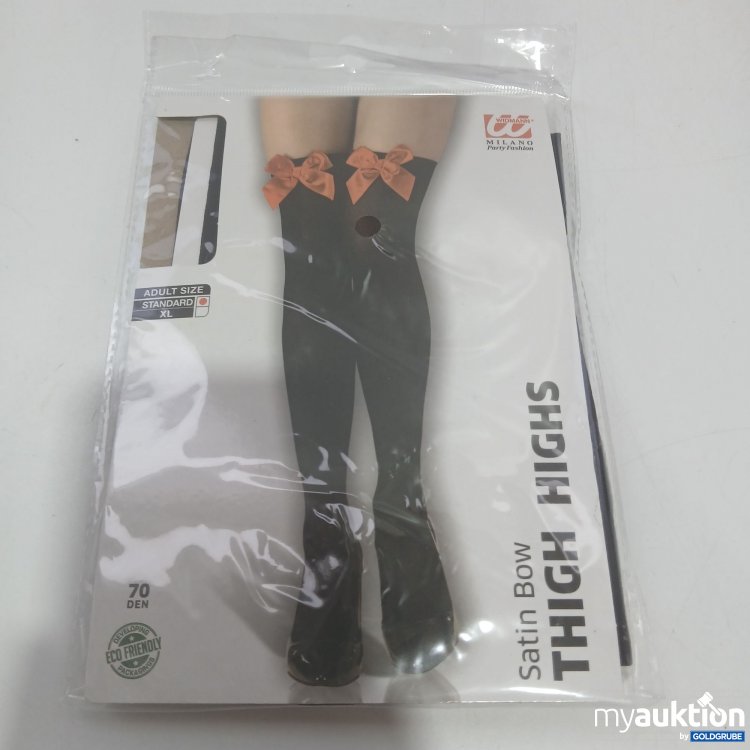 Artikel Nr. 852318: Widmann Milano Satin Bow Thigh Highs XL