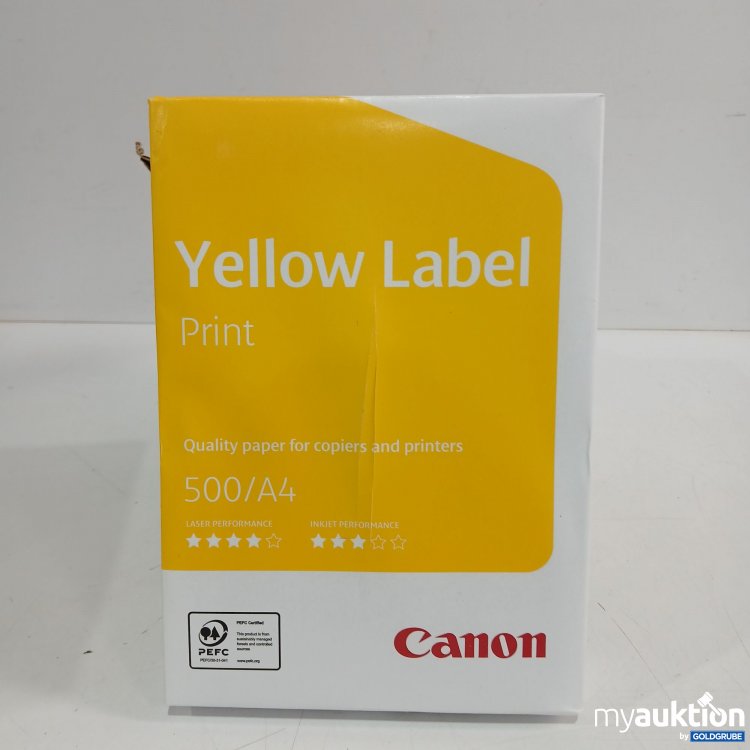 Artikel Nr. 889318: Canon Kopierpapier A4 5x500 Blatt 