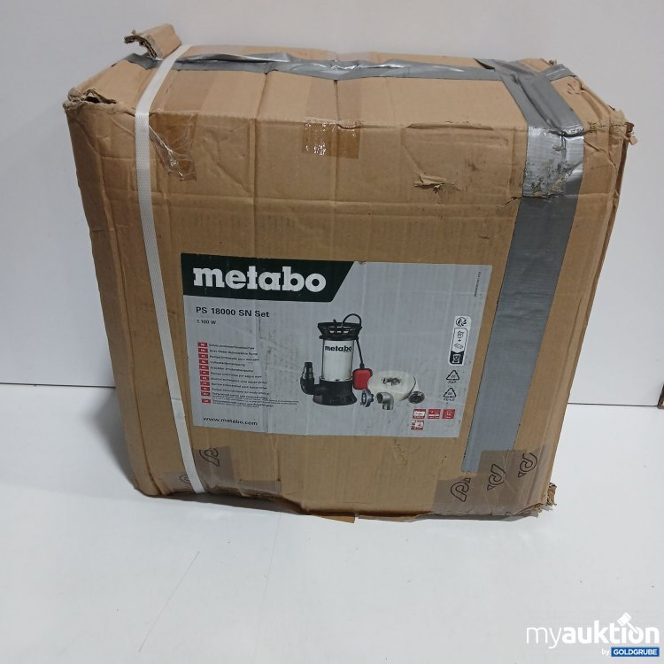 Artikel Nr. 890318: Metabo PS 18000 SN Set Schmutzwasser-Tauchpumpe 