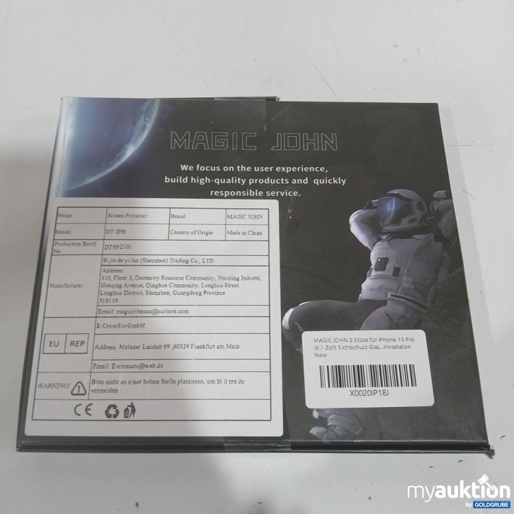 Artikel Nr. 919318: Magic John Screen Protector DT-97 for IPhone 15Pro