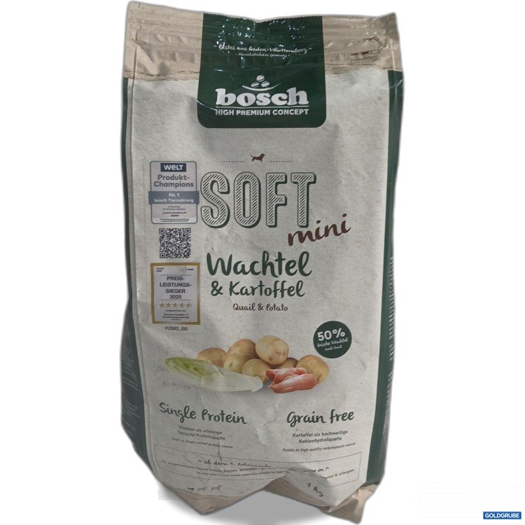 Artikel Nr. 958318: Bosch soft mini Wachtel & Kartoffel 1kg 