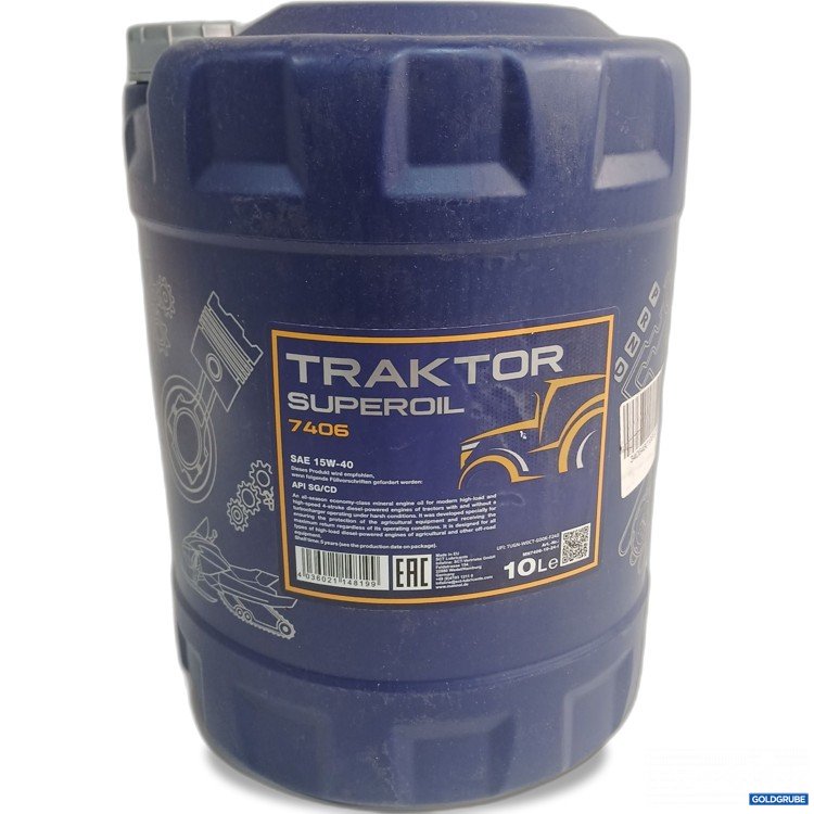 Artikel Nr. 961318 Artikel Nr. 961318: Mannol Traktor Superoil 7406 SAE 15W-40 10l