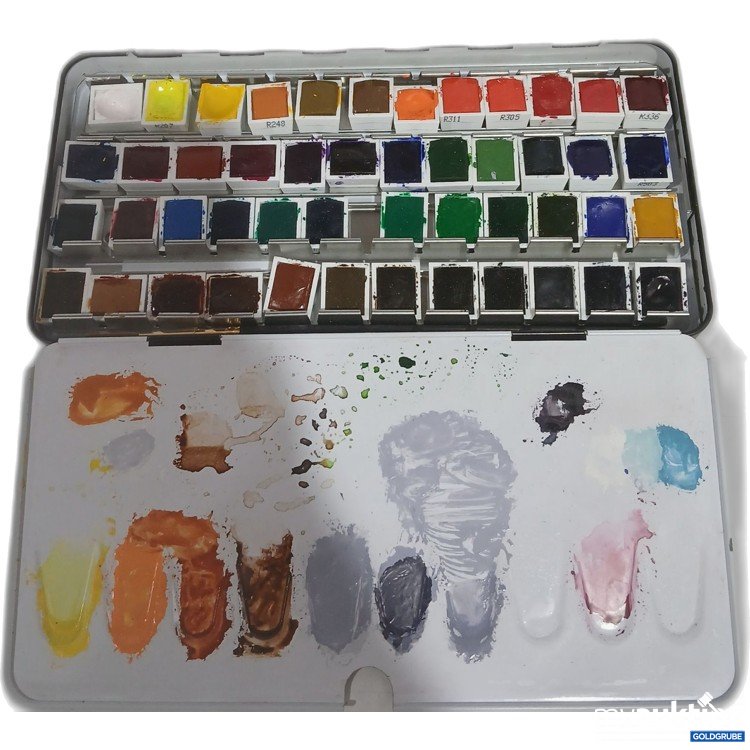 Artikel Nr. 970318 Artikel Nr. 970318: Rembrandt Water colour box 48 Pans