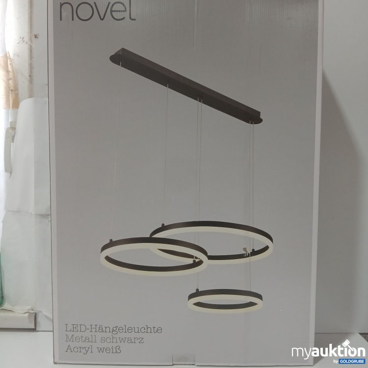Artikel Nr. 989318 Artikel Nr. 989318: Novel LED-Hängeleuchte Metall schwarz Acryl weiß 82271027-01