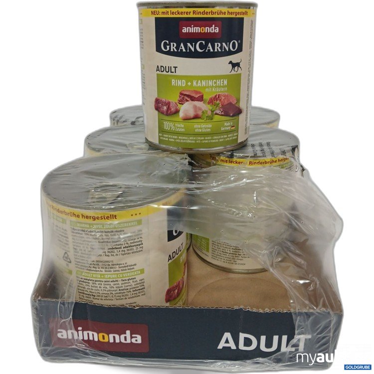 Artikel Nr. 995318 Artikel Nr. 995318: ANIMONDA GranCarno Adult Rind + Kaninchen 6x je 800g
