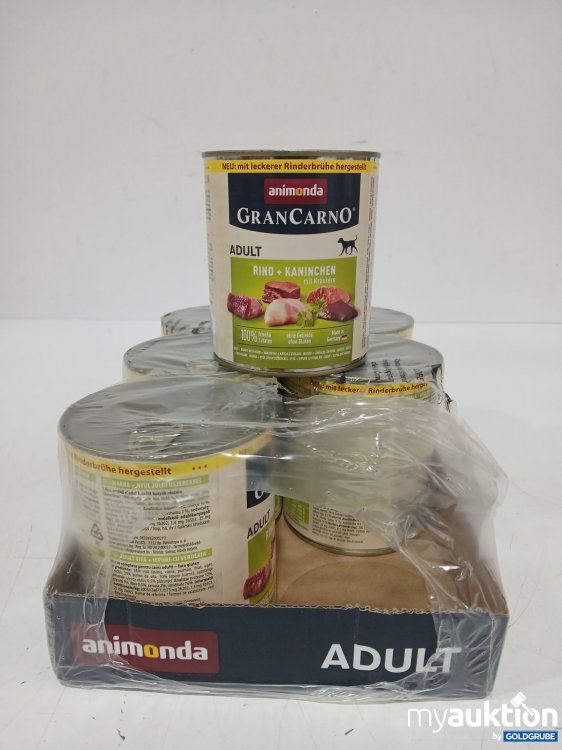 Artikel Nr. 995318 Artikel Nr. 995318: ANIMONDA GranCarno Adult Rind + Kaninchen 6x je 800g