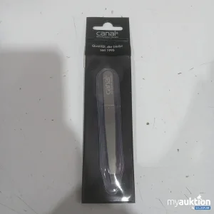 Auktion canal Haarpinzette gerade satin rostfrei 9 cm 2014-02