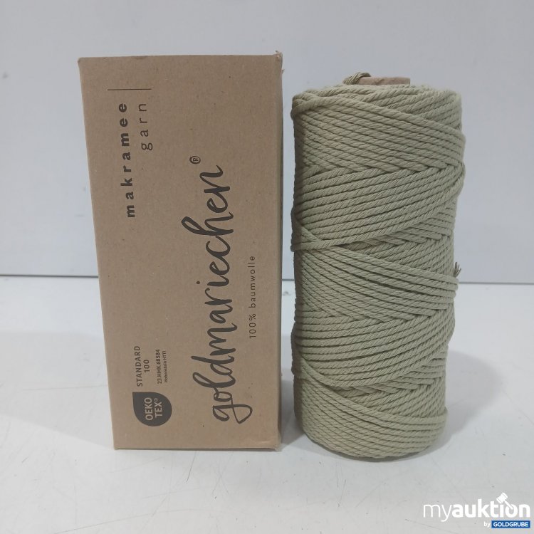 Artikel Nr. 469319 Artikel Nr. 469319: Goldmariechen Makramee Garn 100 m 3 mm Salbei