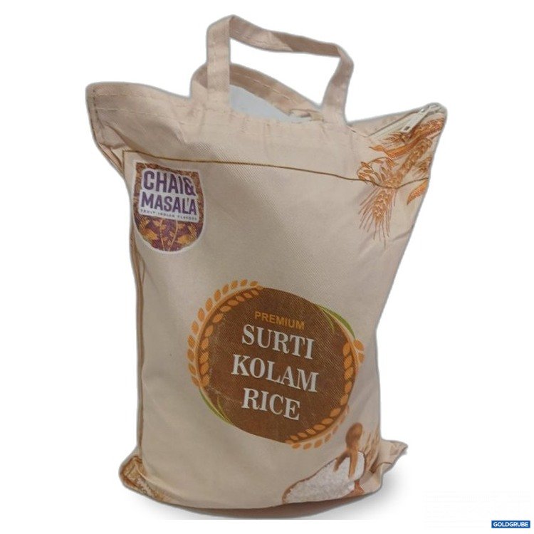 Artikel Nr. 470319 Artikel Nr. 470319: CHAIG MASALA Surti Kolam Rice Stoffbeutel 5kg