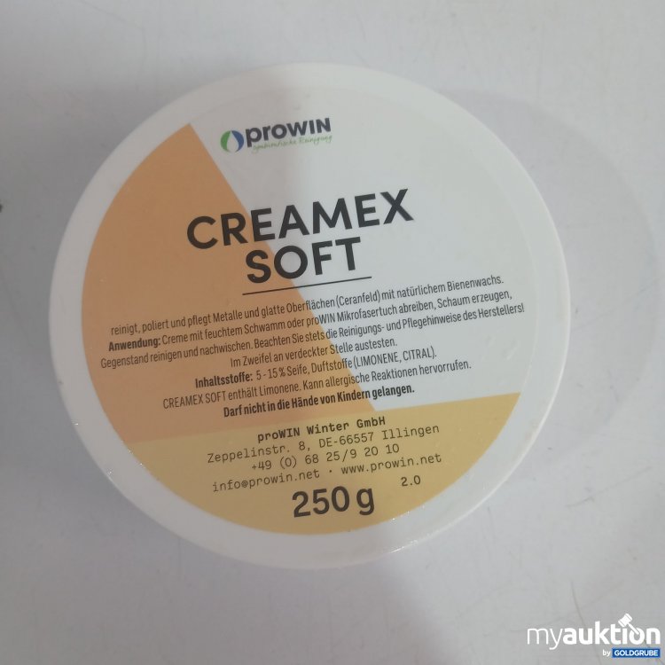 Artikel Nr. 825319: Prowin Creamex Soft 250g