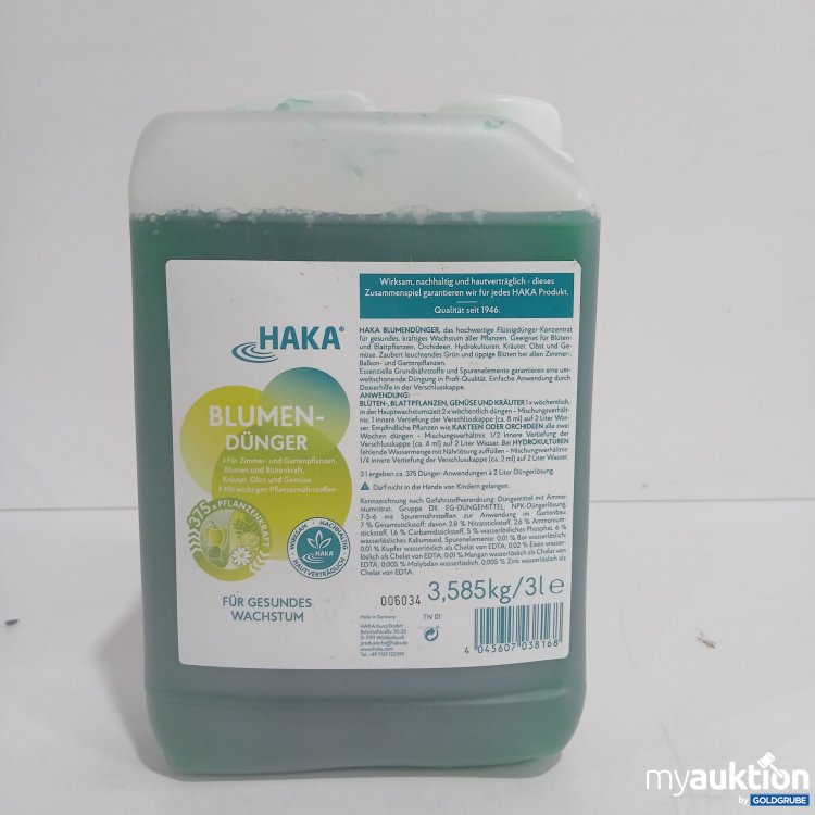 Artikel Nr. 845319 Artikel Nr. 845319: Haka Blumendünger 3L