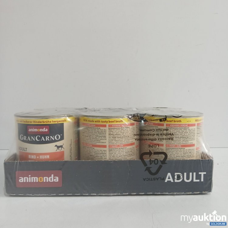 Artikel Nr. 856319: Animonda GranCarny Adult Hundefutter Rind+Huhn 6x800g