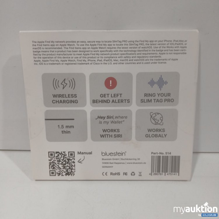 Artikel Nr. 873319: Bluestein Slim Tag Pro