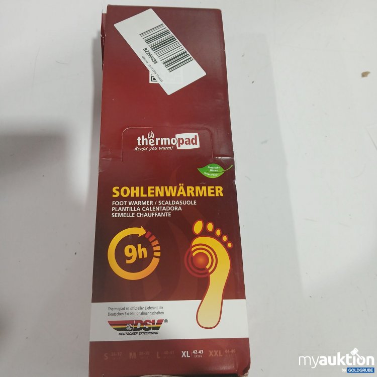 Artikel Nr. 874319 Artikel Nr. 874319: Thermopae Sohlenwärmer 9h Gr. 42-43