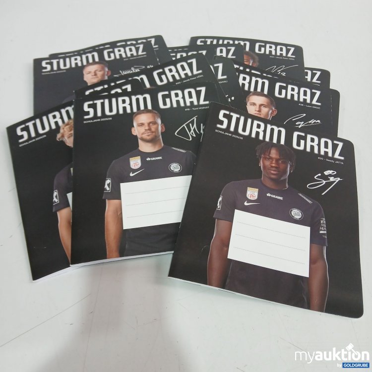 Artikel Nr. 889319: Sturm Graz Heft A5 Unliniert  13stk