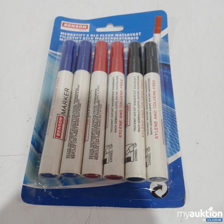 Artikel Nr. 956319: Benson Marker 6tlg