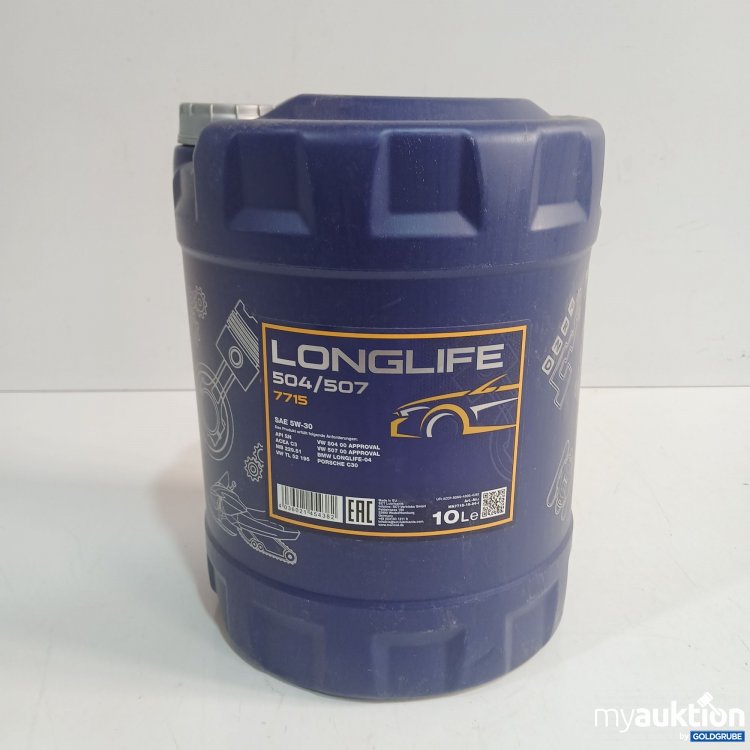 Artikel Nr. 961319 Artikel Nr. 961319: Mannol Longlife 504/507 7715 Sae 5W-30 10l