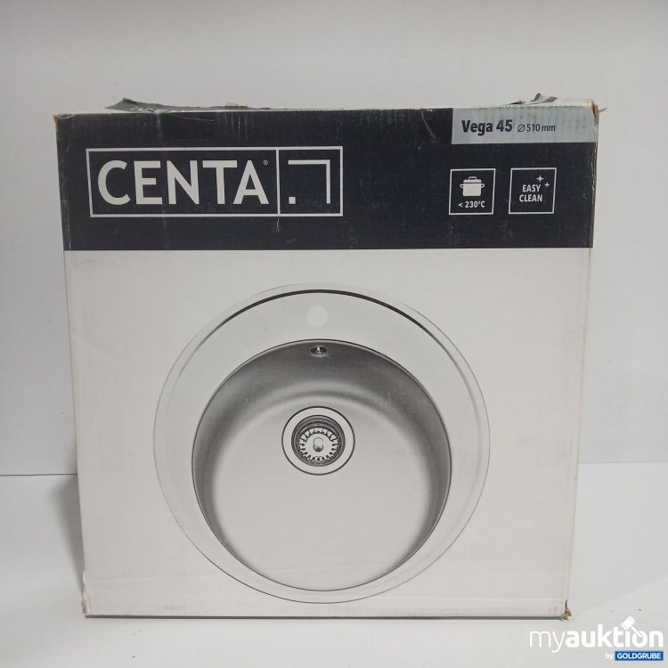 Artikel Nr. 970319 Artikel Nr. 970319: Centa Vega 45 ø510mm Eibauspüle Edelstahl