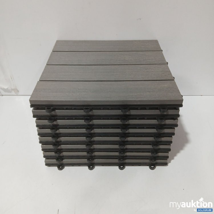 Artikel Nr. 971319 Artikel Nr. 971319: WPC Klick-Fliesen Antrazit 8Stk, ca 30×30×2,5cm