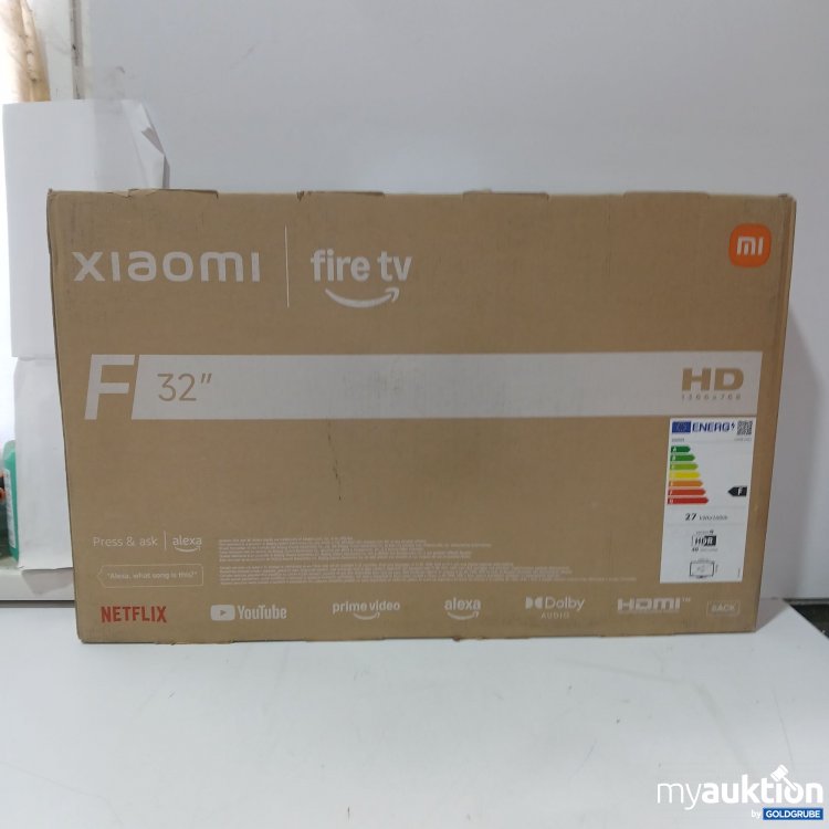 Artikel Nr. 980319 Artikel Nr. 980319: Xiaomi F 32" Smart Tv, Kartongröße ca 78×50×10cm