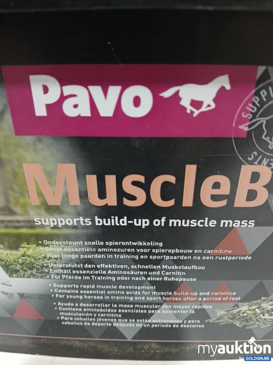 Artikel Nr. 995319 Artikel Nr. 995319: PAVO Muskelaufbau für Pferde 3kg