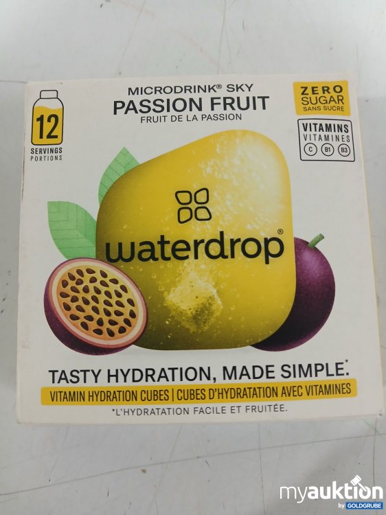 Artikel Nr. 997319 Artikel Nr. 997319: WATERDROOP Passionsfrucht 12 Portionen Zero Sugar