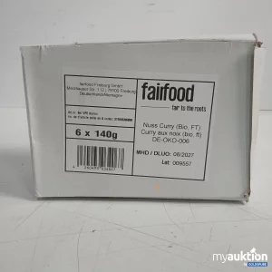 Artikel 935319: fairfood 6 x 140 g Nuss Curry (Bio, FT)