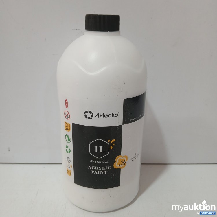Artikel Nr. 464320: Artecho Acrylfarbe 1 l Titanium White