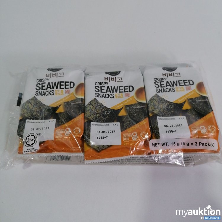 Artikel Nr. 800320 Artikel Nr. 800320: Crispy Seaweed Snacks 3x 5g