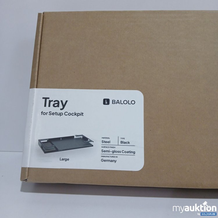 Artikel Nr. 818320: Balolo Tray for Setup Cockpit Large Black 