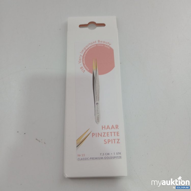 Artikel Nr. 834320 Artikel Nr. 834320: Very Important Beauty Pinzette spitz No 22 7,5cm