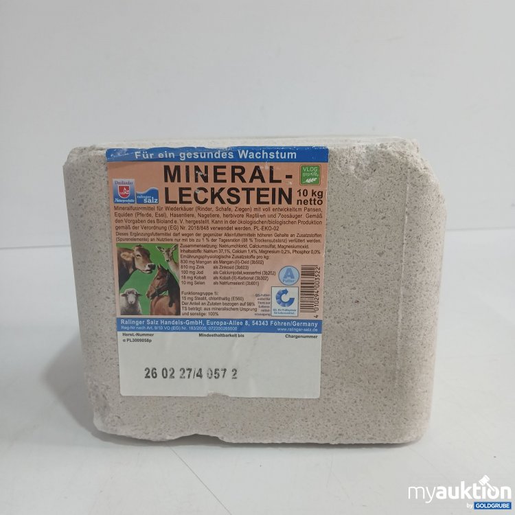 Artikel Nr. 856320 Artikel Nr. 856320: Mineral Leckstein 10kg