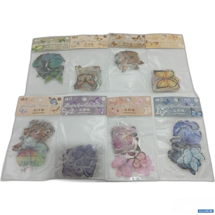 Artikel Nr. 887320: Scrapbook Sticker Set Schmetterlinge 8er Pack