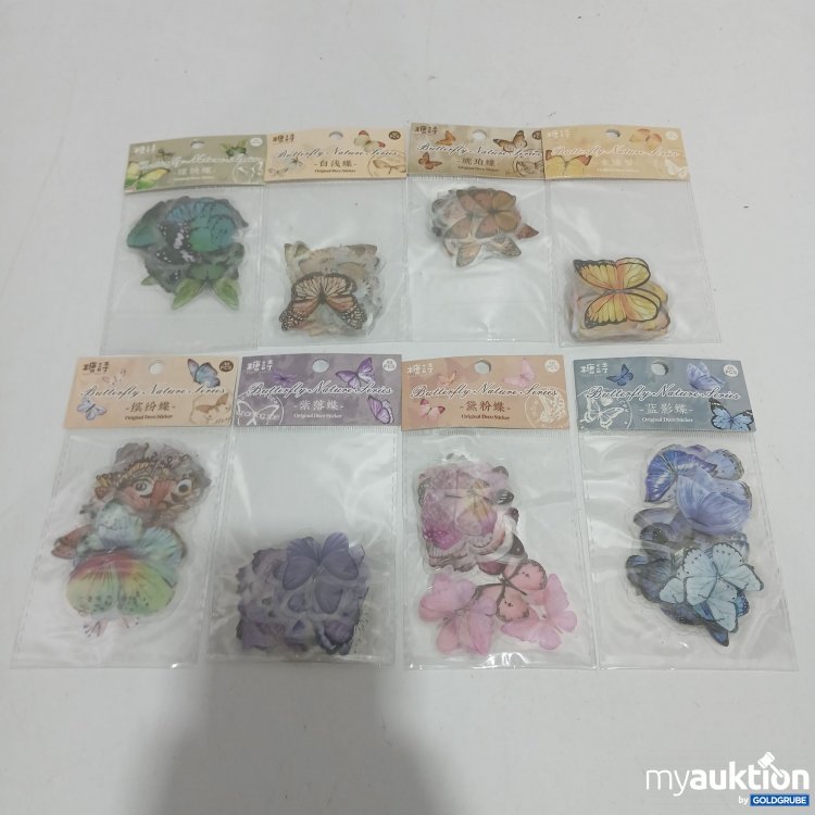 Artikel Nr. 887320: Scrapbook Sticker Set Schmetterlinge 8er Pack