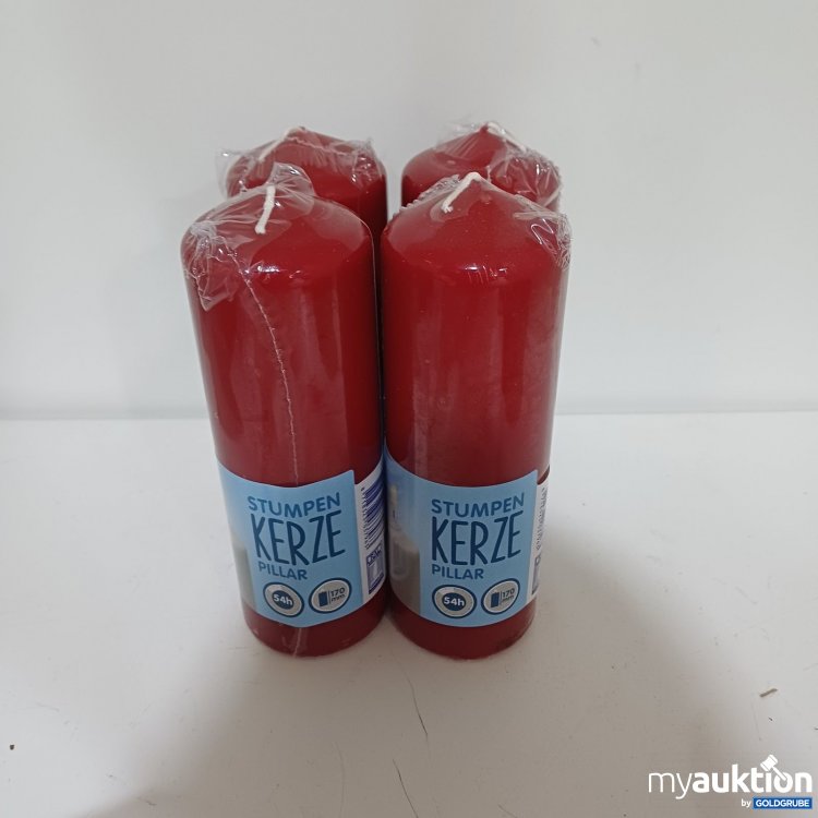 Artikel Nr. 940320: Stumpenkerze rot 170 mm