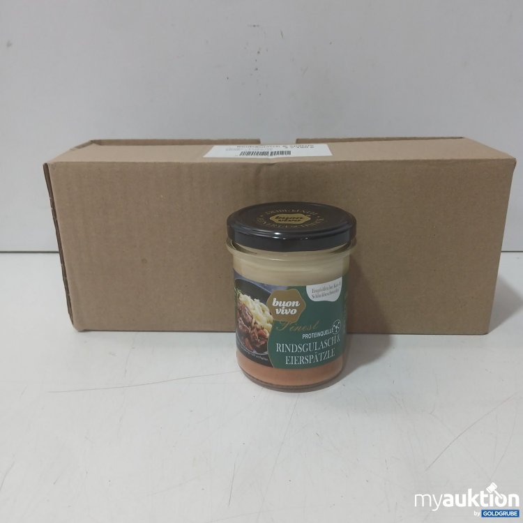 Artikel Nr. 942320 Artikel Nr. 942320: buon vivo Rindsgulasch & Spätzle abgelaufen 4x180g
