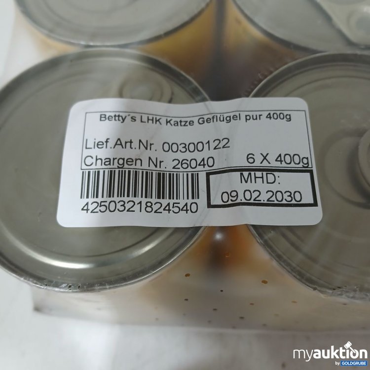 Artikel Nr. 978320: Betty's Katze Geflügel 6x400 g