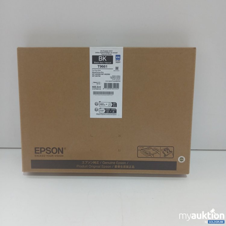 Artikel Nr. 437321: Epson Ink Supply Unit BK Black T9661 666.6ml