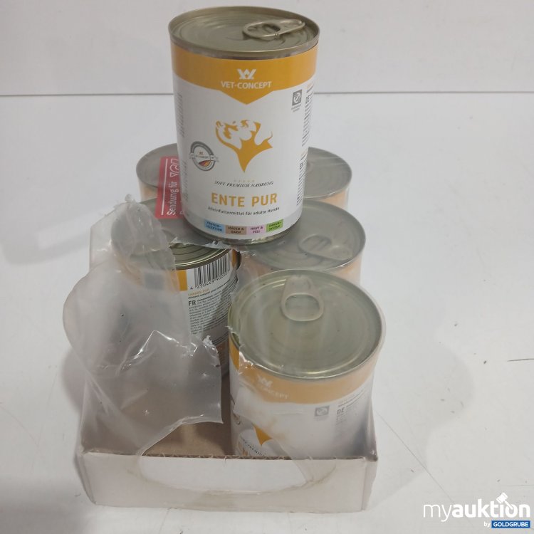 Artikel Nr. 460321: Vet Concept Hundefutter Ente Pur 6x400g 