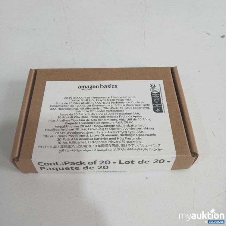 Artikel Nr. 809321: Amazon Basics AAA High Performance Alkaline Batteries 20Pack