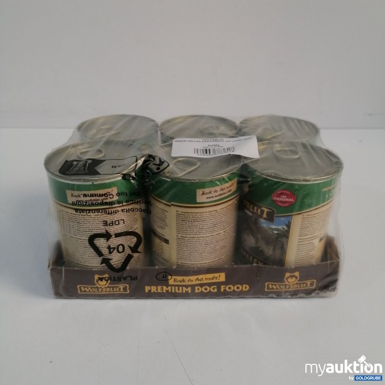 Artikel Nr. 855321: Wolfsblut Green Valley Lamm mit Lachs 6x395g