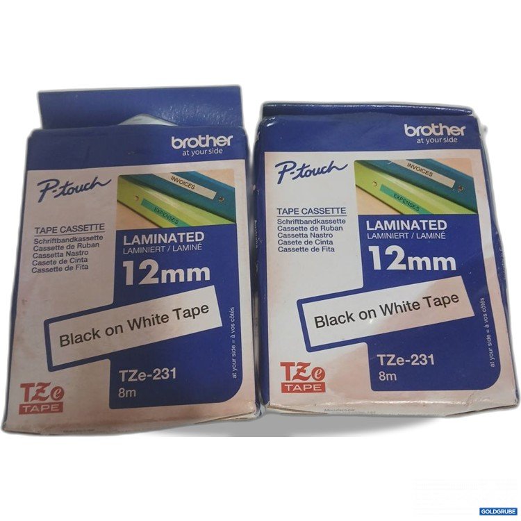 Artikel Nr. 912321: Brother P-touch TZe-231 Laminated Tape Black on White 12 mm