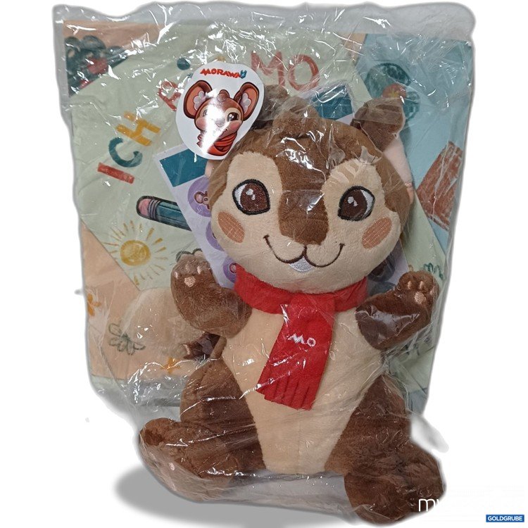 Artikel Nr. 917321: Morawa, Plüschtier ca.20cm, Malbuch, Stiker