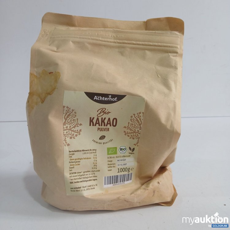 Artikel Nr. 959321: Achterhof Bio Kakao Pulver 1000g 