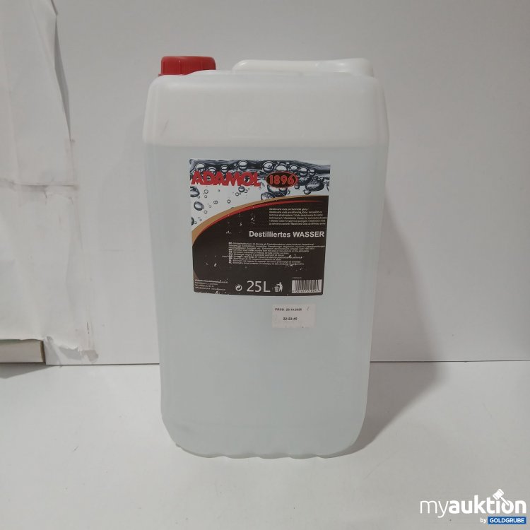 Artikel Nr. 971321 Artikel Nr. 971321: Adamol 1896 Destilliertes Wasser 25L