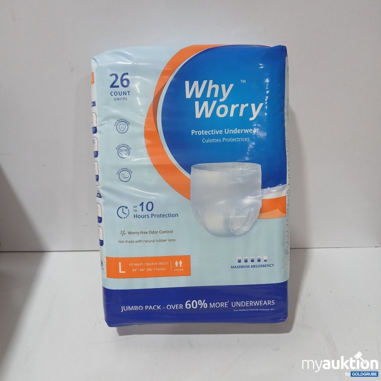 Artikel Nr. 980321 Artikel Nr. 980321: Why Worry Protective Underwear Größe L