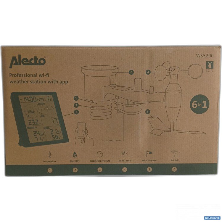 Artikel Nr. 445322: Alecto Professional Wi-Fi Weather Station with App, Model.No. WS5200