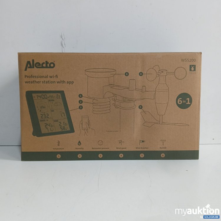 Artikel Nr. 445322: Alecto Professional Wi-Fi Weather Station with App, Model.No. WS5200
