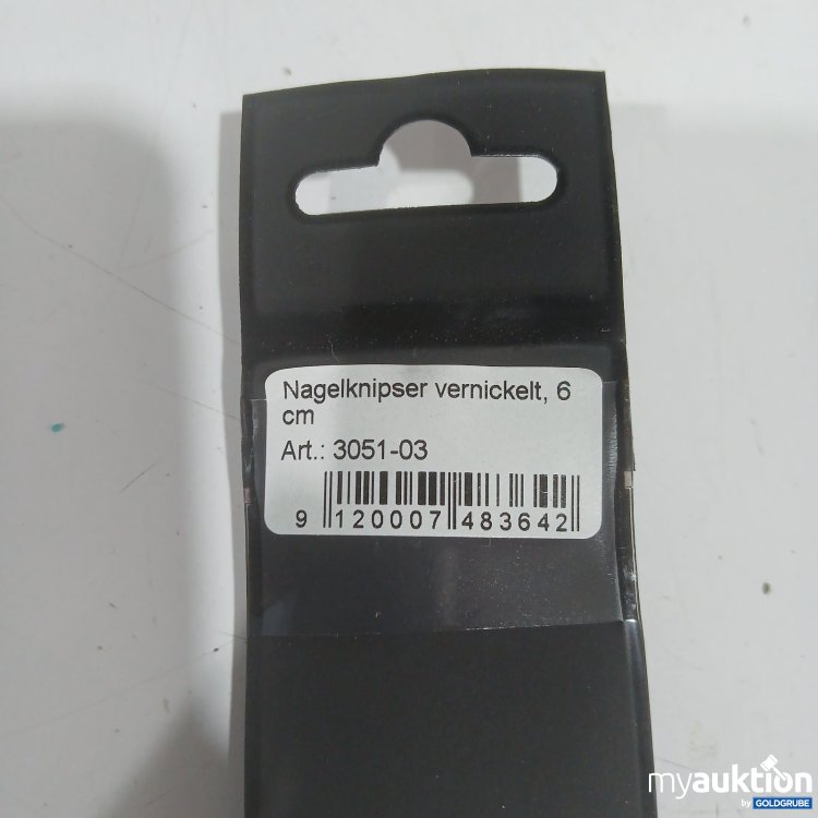 Artikel Nr. 526322 Artikel Nr. 526322: canal Nagelknipser vernickelt 6 cm 3051-03