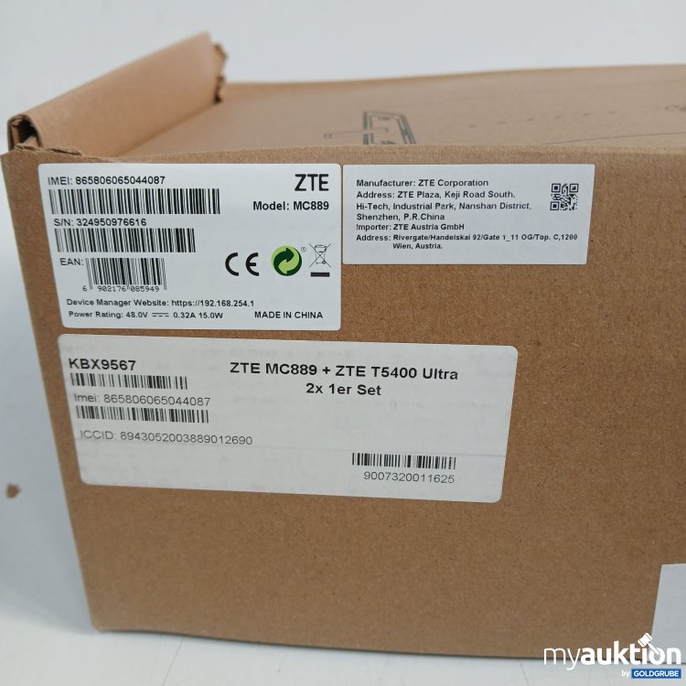 Artikel Nr. 953322: ZTE MC889+ ZTE T5400 Ultra 